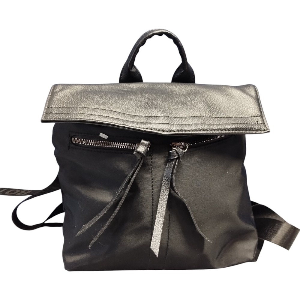 Botkier New‎ York Trigger Mini Convertible Backpack Womens Black Polyester Lined